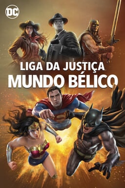 Liga da Justiça: Mundo Bélico - Arte principal